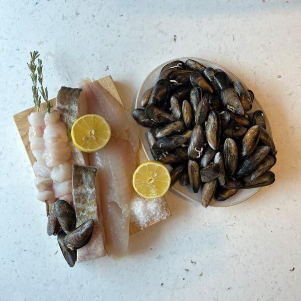 A selection of fresh fishes from the Fish Shop Fishmongers
