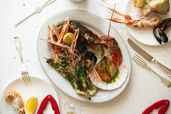 Lobster and shellfish platter